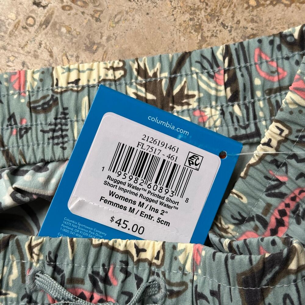 Columbia Women's PFG Rugged Water Printed Short Sz M - Picture 6 of 6